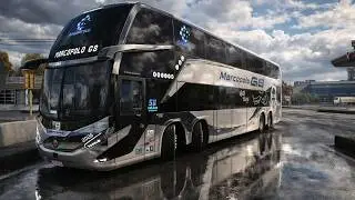 ETS2 1.58 | Realistic Driving | Marcopolo G8 DD Volvo 1800 | POV 4K | #ets2