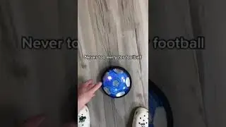 Floating LED Football Toys Air Power Soccer Disc Hovering Football Game Light