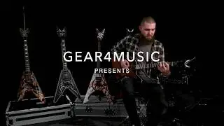 Dean ZX Flame Top Electric Guitar, Charcoal Burst | Gear4music Demo