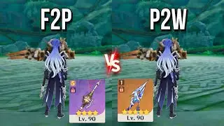 FLINS with F2P Weapon vs P2W Weapon Comparisons!! Is His Signature Weapon Bloodsoaked Ruin Worth It?