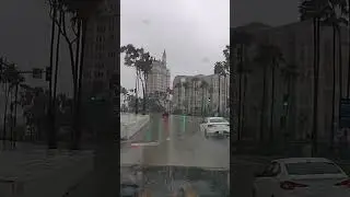 Stupid Driver In The Rain😂 #shorts