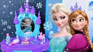 14 Minutes Satisfying with Unboxing Frozen Elsa Makeup Playset, Disney Toys Collection | ASMR