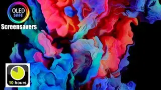Liquid Ink Abstract Refracted - 10 Hours - 4K - OLED Safe