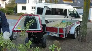 Holzh&auml;cksler Lumag Rambo HC15 H im Einsatz