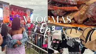 VLOGMAS 3 || Пляжный фестиваль + подготовка к путешествию || Южноафриканский ютубер