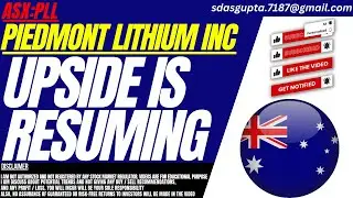 UPSIDE IS RESUMING : PLL STOCK ANALYSIS | PIEDMONT LITHIUM INC STOCK
