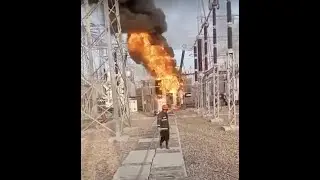Short Circuit 500 kV Transformer explosion in INDIA/PAKISTAN!