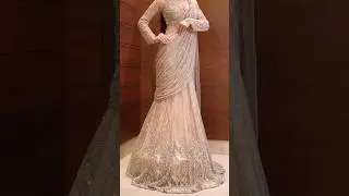 Unique 😍 latest new designer ready to wear saree for wedding/party/farewell | Designer lehenga saree