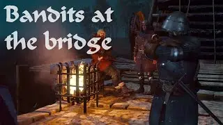 Bandits at the troll bridge in Velen | The Witcher 3: Wild Hunt