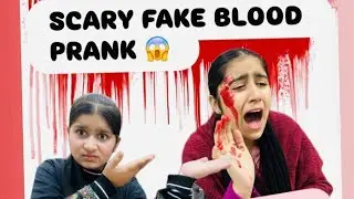 PRANKED! Bloody Scene in Room 😳 | Fake Blood Challenge| DON&rsquo;T CALL MOM! 😱