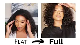 How to Deva Cut Your Curly Hair Wig For Volume X DYHAIR777