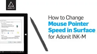 How to customize the mouse pointer speed for Adonit INK-M | Quick & Easy
