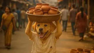 This Dog is Unbelievably Determined #shortsfeed #shorts #@sarbjeetk612#viral #trending #youtube#ai