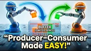 2.6 Producer&ndash;Consumer Problem Explained Simply | Bounded Buffer & Semaphores |  OS