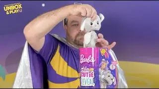 Barbie Cutie Reveal Doll Unbox And Play #barbieunboxing #BarbieMovie2022 #barbiecutiereveal