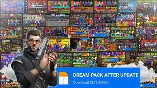 FREE FIRE VIP Glitch Pack|New Rare costume pack|100% working Data Config Vvip costume glitch ||New 🤑