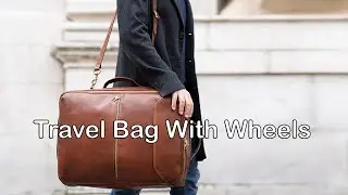 Leather Duffle Bag wIth Wheels Vancouver - Commergo.com