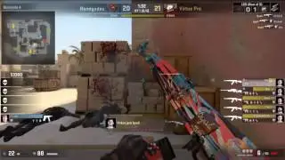 Byali gets a crazy 3k spray down #ELEGUE #CSGO