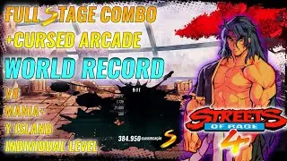 Streets of Rage 4/ V8/ Mania+/ Shiva/ Y Island Full Stage Combo (IL - 384K World Record)!