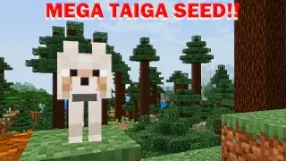 MEGA TAIGA SEED for MINECRAFT 1.18 BEDROCK BETA! || Top Minecraft 1.18 Seeds