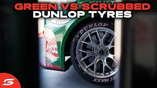 What Is The Difference Between Green & Scrubbed Dunlop Tyres? | 2025 Repco Supercars Championship
