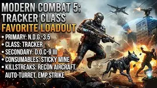 Modern Combat 5: Dominating with Tracker Class & D.O.C-9 III! 🔫🐕.#amrik108 #viral #bgmi #pubgmobile 