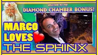 MARCO 💗's The Sphinx 4D Slot Machine ⭐HUGE WIN⭐ Slot Machine Pokies w Brian Christopher