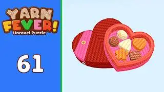 Yarn Fever! Unravel Puzzle Level 61 | Every Puzzle Solved! 🎯