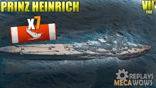 Prinz Heinrich 7 Kills & 167k Damage | World of Warships Gameplay 4k