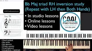 Bb Maj Triad Practice