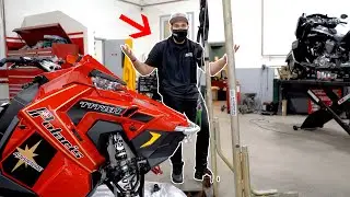 Superbowl Champion Rob Ninkovich Builds A Polaris Titan Snowmobile!