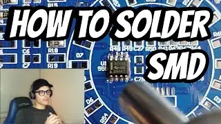 Learn With Me How to Solder SMD Components with Hot Air