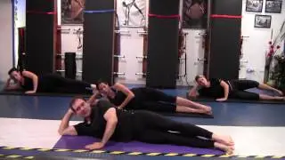Pilates Lateral side kick series Video 1