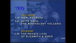 BBC2 announcer Cathy Stewart 20th October 1989