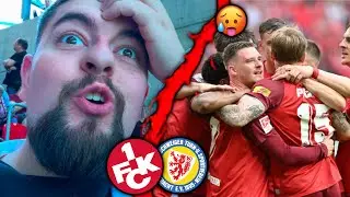 BETZE BRENNT 🔥 PYRO,TRAUMTOR & PLATZVERWEIS! Kaiserslautern vs Braunschweig Stadionvlog