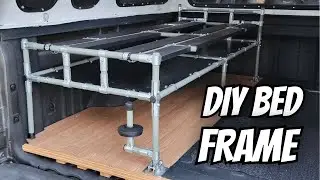 A No Weld Camper Bed Made With Conduit!