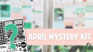 April Mystery Kit || Unboxing & Plan With Me || MurdockTalks Sticker Shop