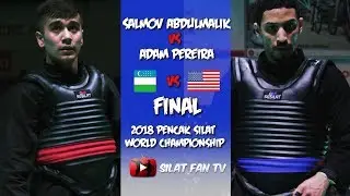 ADAM PEREIRA V SALMOV ABDULMALIK | USA V UZBEKISTAN | 2018 PENCAK SILAT WORLD CHAMPIONSHIPS