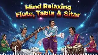 Serene Hindustani Flute Tabla Fusion | Calming Indian Raga Music for Deep Focus