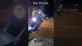 2014 Honda CTX 700 | Aka Bat Mobile | Night Riding | Moto Vlogs Coming Soon #batwheels #Batman #Fyp
