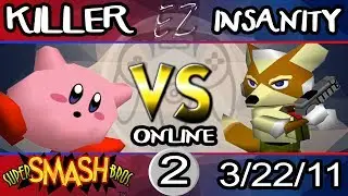 Super Smash Bros  64   KillerKirby vs {PB} InsanityFox   240p