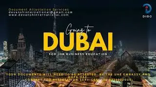 🌍UAE Embassy & MOFA Attestation | DIDC &ndash; Your Bridge to the Emirates🌍