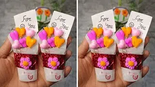 &ldquo;Heart Shape Clay Bouquet Making 💕 | DIY Cute Craft Idea&rdquo; 