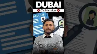Dubai CV Mistakes ❌ | Why Your Resume Gets Rejected | Dubai Jobs #Shorts #dubai #dubaitourism