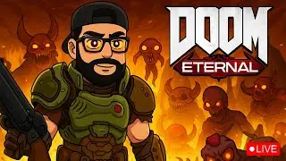 (🔴 LIVE NOW ) Can I Survive DOOM Eternal ? First Playthrough