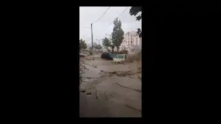 فيضانات عارمة في الجزائر  ولاية تبسة