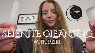 Powerful Selenite Cleansing with Reiki Healing Session 🌟✨