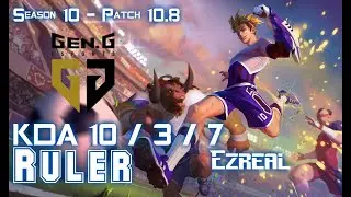 Gen Ruler EZREAL vs VARUS ADC - Patch 10.8 KR Ranked