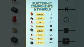 Top Electronic Components & Symbols| Beginners Circuit Guide 🔥