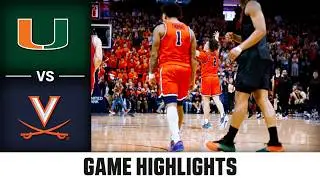 Miami vs. Virginia Game Highlights | 2025-26 ACC Men's Basketball